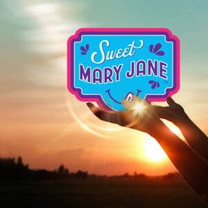 Sweet Mary Jane Logo in hands